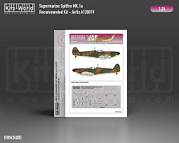 Kitsworld Kitsworld - 1:24 Scale Paint Mask Supermarine Spitfire Mk.Ia 